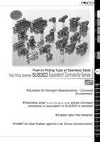 SUS303 SERIES:  PUSH-IN TYPE OF STAINLESS STEEL EQUIVALENT CORROSIVITY